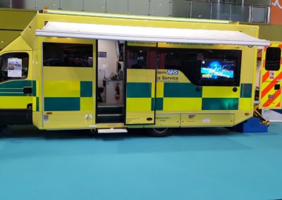 Top range ambulance on display (Emergency show 2019)
